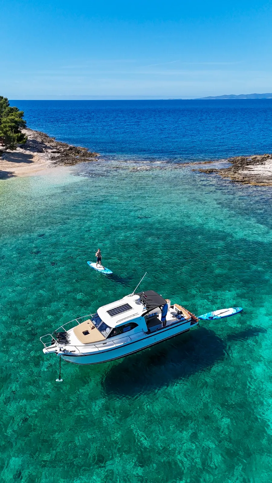 Boat excursion through Adriatic islands